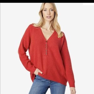 Madewell Kyle Waffle Henley Sweater